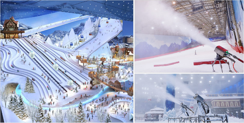 诺泰克室内造雪机系统